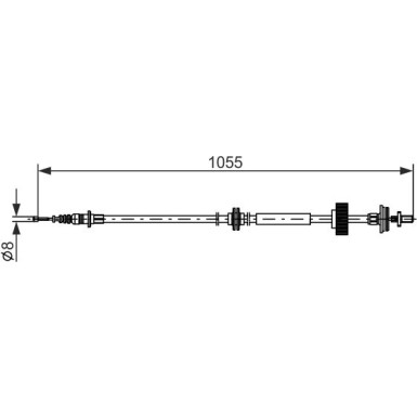 1 987 482 791 Seilzug, Feststellbremse