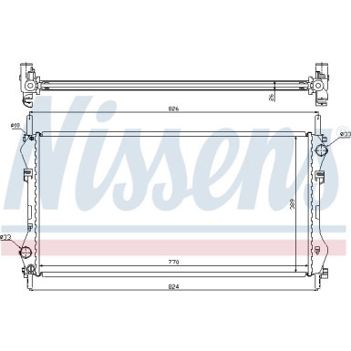 Wasserkühler PKW | FORD Transit 2,4 DI 00 | 62043A