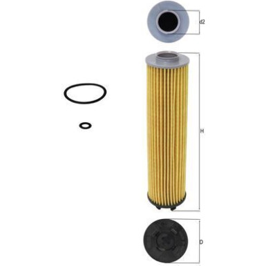MAHLE Ölfilter OX 1340D