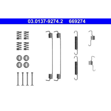 03.0137-9274.2 Zubehörsatz, Bremsbacken 03.0137-9274.2 Zubehörsatz, Bremsbacken