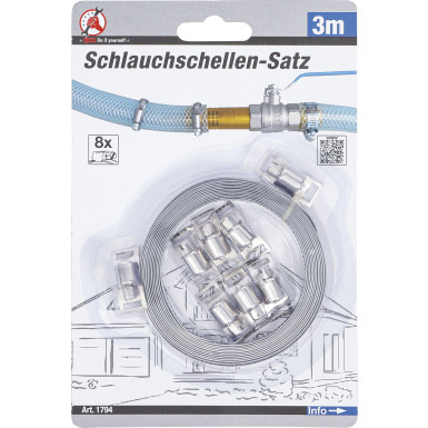 BGS Schlauchschellen-Satz Endlos 3 m BGS Do it yourself 1794