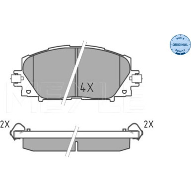 Bremsbelagsatz Toyota P. Prius 1.8 09 | 025 244 5116