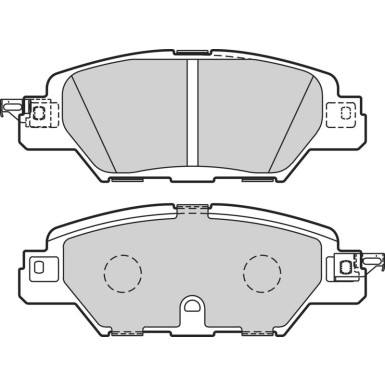 VALEO Bremsbeläge 302593