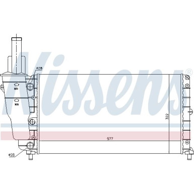 Wasserkühler PKW | FIAT Punto | 61858