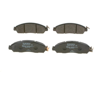 Bremsklötze | NISSAN NP300 Navara RENAULT 14 | 0 986 424 837