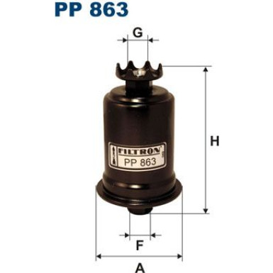 FILTRON Kraftstofffilter | PP 863
