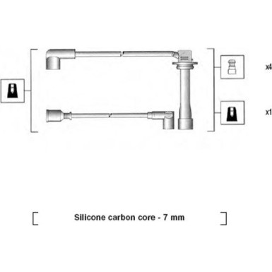 MAGNETI MARELLI Zündleitungssatz 941325010895