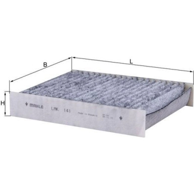 MAHLE Filter, Innenraumluft LAK 141 MAHLE Filter, Innenraumluft LAK 141