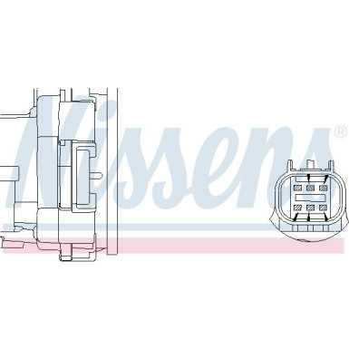NISSENS Drosselklappenstutzen 955152 FIRST FIT