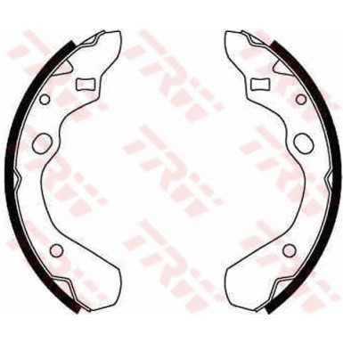 83 461 015 Bremsbacken | MAZDA 323 89 | GS8290
