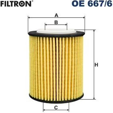 FILTRON Ölfilter | OE 667/6