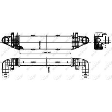 NRF Ladeluftkühler 30313