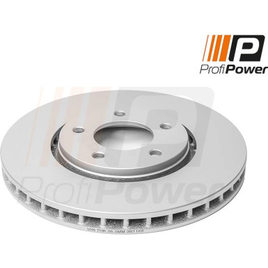 PROFIPOWER Bremsscheibe 3B1168