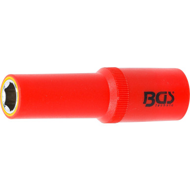 BGS VDE-Steckschlüssel-Einsatz Sechskant | Antrieb Innenvierkant 12,5 mm (1/2"""") | SW 12 mm | 72062