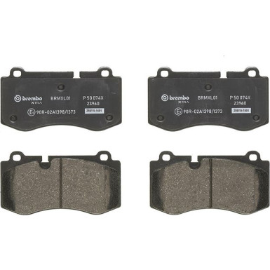 BREMBO Bremsklötze Xtra VA MERCEDES E, S-Klasse 02-13 XTRA LINE P 50 074X