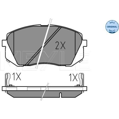 Bremsbelagsatz Kia P. Carens 06-/Ix35 10-/Sportage 04- Mit Sensor | 025 245 0116/W