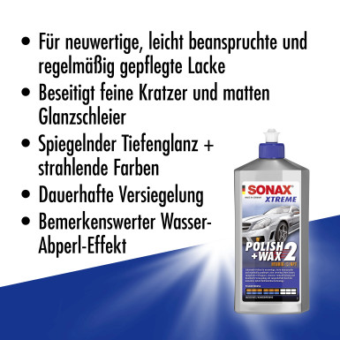 Sonax Xtreme Polish & Wax 2 500ml XTREME Polish+Wax 2 02072000