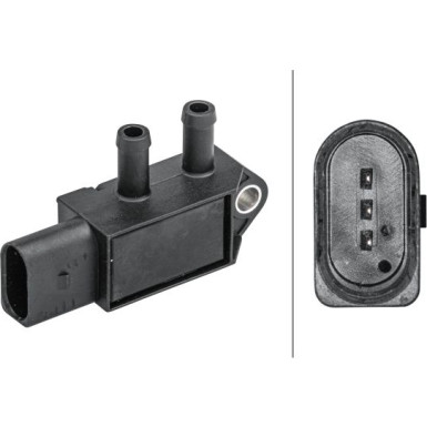 HELLA Sensor, Abgasdruck HELLA Sensor, Abgasdruck