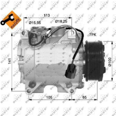 Kompressor, Klimaanlage EASY FIT 32448