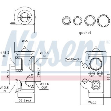 Expansionsventil VW Touareg 02 FIRST FIT 999320