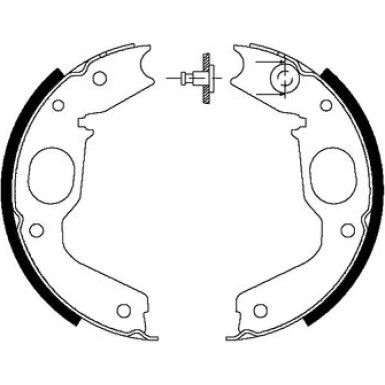 Handbremsbacken Mitsubishi Pajero 91 | 91056900