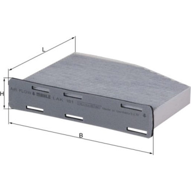 MAHLE Filter, Innenraumluft LAK 181