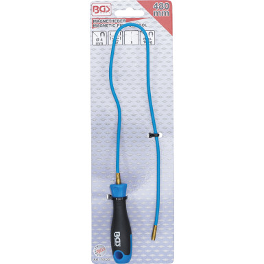BGS Magnetheber | flexibel | 480 mm | Zugkraft 0,1 kg | 70025