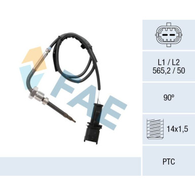 FAE Sensor, Abgastemperatur | 68074