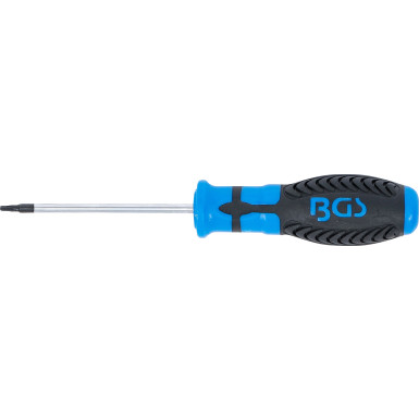 BGS Schraubendreher | T-Profil (für Torx) T8 | Klingenlänge 80 mm | 4915