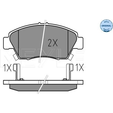 Bremsbelagsatz Honda P. Civic/Crx 1,3-1,7 91- Mit Sensor | 025 216 9416/W