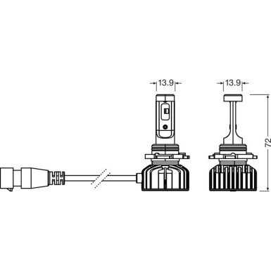 OSRAM NIGHT BREAKER LED SMART H10 | zugelassene LED-Nebelscheinwerferlampen