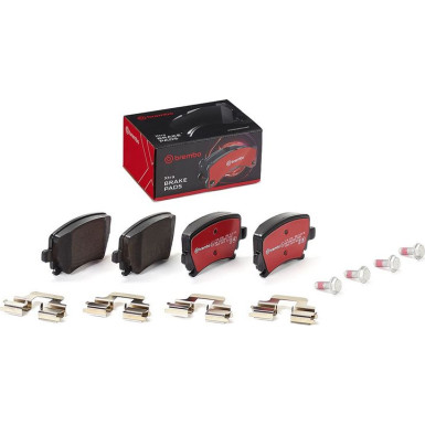 BREMBO Bremsklötze Xtra HA | AUDI SEAT SKODA VW 02-15 | P 85 073X BREMBO Bremsklötze Xtra HA | AUDI SEAT SKODA VW 02-15 | P 85 073X