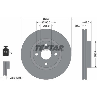 Bremsscheibe Mazda S. 323 98 | 92103100