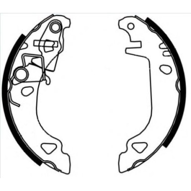 91049200 Bremsbackensatz