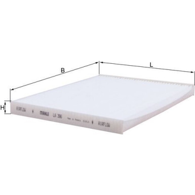 MAHLE Filter, Innenraumluft LA 396