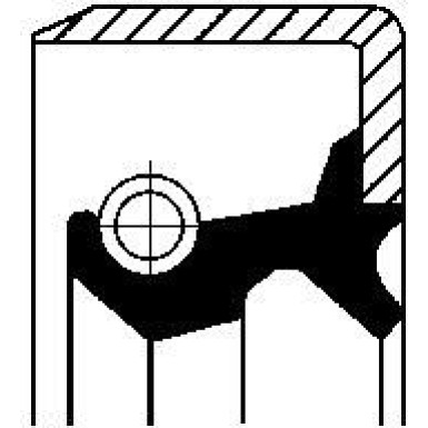Wellendichtring, Differential | 19017085B