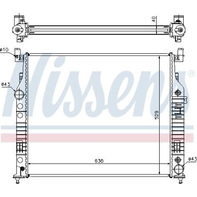 Wasserkühler PKW | MERCEDES ML420 CDI AUT 05 | 62577A