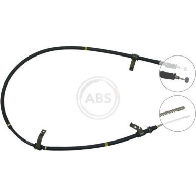 A.B.S. Handbremsseil Seilzug Festellbremse | K14318