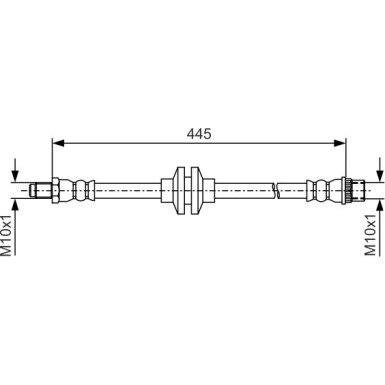 Bremsschlauch | RENAULT ZOE | 1987481986