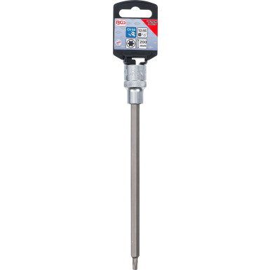 BGS Bit-Einsatz | Länge 200 mm | Antrieb Innenvierkant 12,5 mm (1/2"""") | T-Profil (für Torx) T27 | 9349