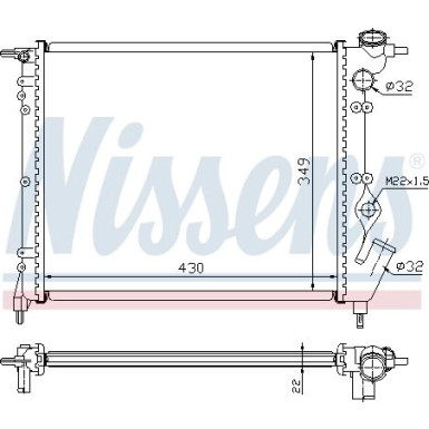 Wasserkühler PKW | RENAULT R19 TR-GTR-TRE 88 | 63931 Wasserkühler PKW | RENAULT R19 TR-GTR-TRE 88 | 63931