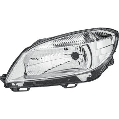 Scheinwerfer L H4 +LWR +MOT HELLA PQ | SKODA FABIA II 3,10-7,14/ROOMSTER 3,10-5,15 | 5821,542,3