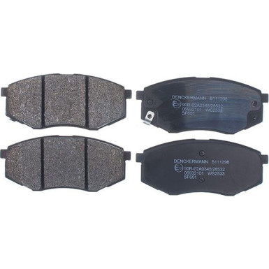 DENCKERMANN Bremsbeläge B111398 DENCKERMANN Bremsbeläge B111398