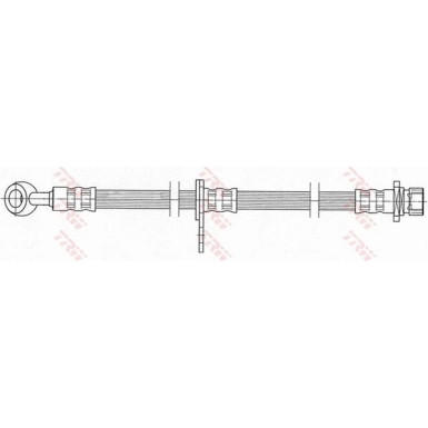Bremsschlauch | HONDA ACCORD VI Hatchback 2.0 TDi 99-00 | PHD448