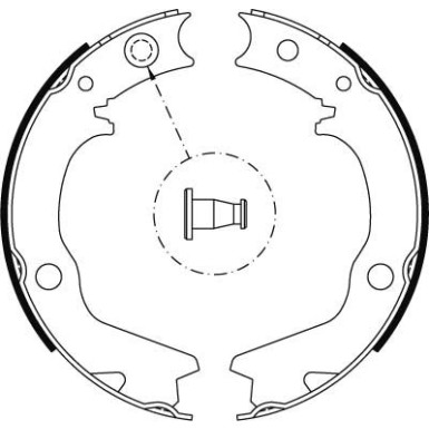 84 461 020 Bremsbacken | MITSUBISHI Galant,Lancer,Eclipse,Outlander 89 | GS8479