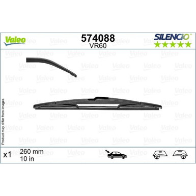 VALEO Silencio Wiper Rear L+RHD | Wischer | 574088