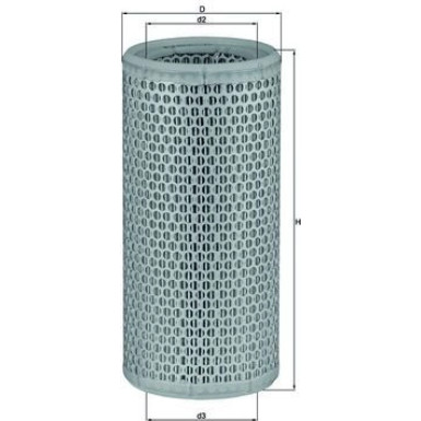 MAHLE Luftfilter | LX 502
