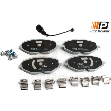PROFIPOWER Bremsbelagsatz, Scheibenbremse 1B1237