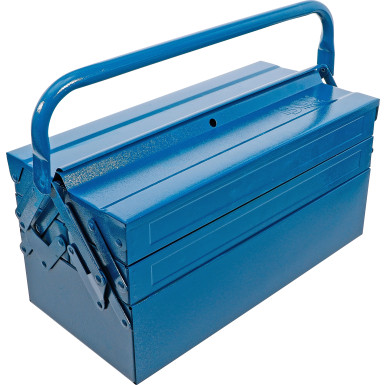 BGS Metall-Werkzeugkasten | leer | 420 x 200 x 200 mm | 5 Fächer | 33000