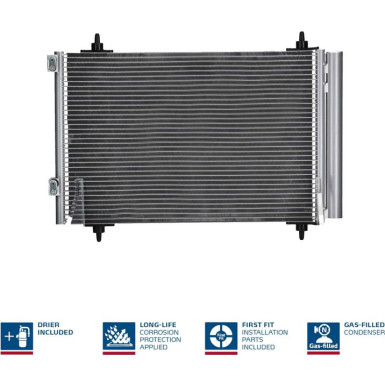 Kondensator PKW CITROEN C4, PEUGEOT 307 FIRST FIT 94826